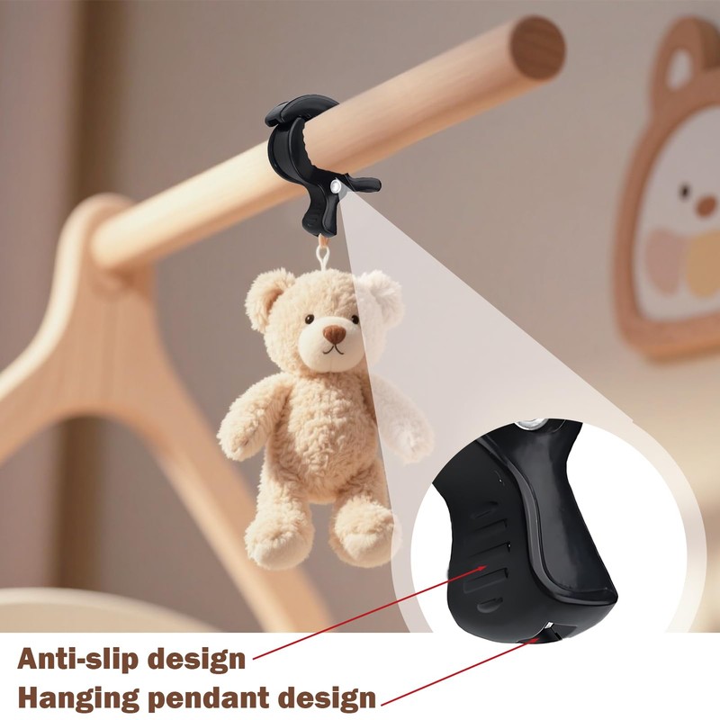 Pack of 6 Pram Clips, Magnetic Clips, Pram Clips, Pram