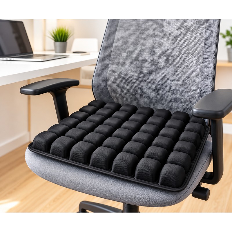 Inflatable Seat Cushion for Office Chairs & Wheelchairs – 3D