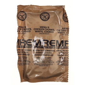 Genuine Military MRE - Menu 5 with 2027 Inspection Date Chicken Chunks