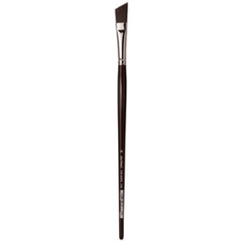 da Vinci Oil & Acrylic Series 7187 Top Acryl Paint Brush, Slant Red-Brown Synthetic with Long Ergonomic Handle, Size 16