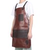 Barber Apron Waterproof Bartender Kitchen Cooking Adjustable Apron with Pockets