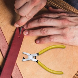 Leather Punch Tool for Belts,Watch Band Leather Hole Punch Plier - 5inch Heavy Duty Pliers Tool for Belts, Watch Bands, Straps, Dog Collars, Saddles, Shoes, Fabric