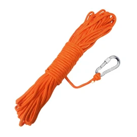 BeGrit Floating Rope 10m Anchor Mooring Rope Multifunction Rope 8mm Kayak Canoe Tow Throw Line with Aluminum D-Ring Locking Carabiner for Boat Camping Awning Tent Canopy(32.8ft)