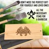 Mirrored Patterned Crab BBQ Tool Set: High-Quality Stainless Steel Spatula,