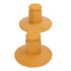 2pcs Rear Spring Bump Stop PU Yellow 12802494 Good Performance