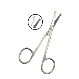 Spire Baby Nail Scissors with Rounded Probe Tip for Infants to 3 Years Nose Hair Scissors for Men & Eyebrow Scissors for Women, Rounded Probe Tip for Old Infants, Ear Hair Scissors