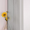 ESLIR Roman Blind with Loops, Kitchen Curtains, Transparent Tab-Top Curtains,