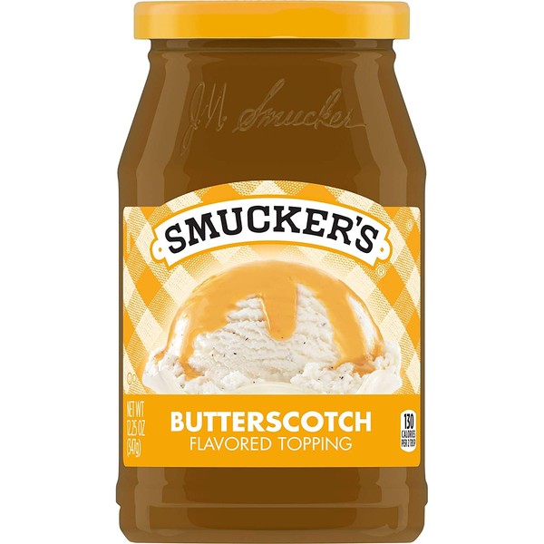 Smucker's Butterscotch Flavored Topping, 12.25 Ounces (Pack of 6)
