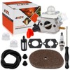 HUZTL FS 56RC Carburetor Air Fuel Filter Line Kit for