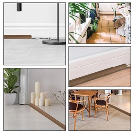 Kabelkanal Selbstklebend, Kabelbrücke Boden,3cmx300cm Flexibler PVC Flach Kabelabdeckung Boden Kabelschutz Kabelschacht für alle Netzkabel Haus,Büros,Hotels,Lager,usw-Leicht Schneiden -1# Holzmaserung