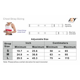 Heart Rate Monitor Replacement Strap for Garmin HRM, Polar H10,Polar H7,Coospo,Wahoo Tickr, Polar H9 Chest Strap-Heart Rate Monitor Chest Strap Replacement (M,Nary)