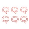 100pcs Fruit Paper Clips Cute Bookmark Pare Clips Portable Funny