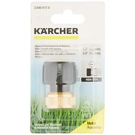 Kärcher 2.645-017.0 Schlauchkupplung (Messing, 1/2 Zoll, 5/8 Zoll, Aquastop)