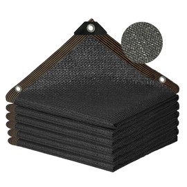 90% Shade Cloth for Garden 6x3,Sunblock Netting with Grommets UV-Resistant Greenhouse Shade Cloth Cover,Sun Shade Mesh for Patio Chicken CoopBarns Backyard Black
