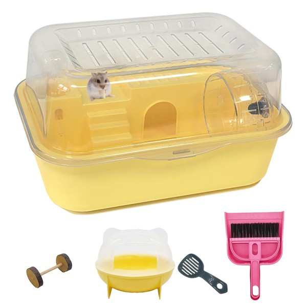 Small Hamster Cage Clear Plastic Hamster Cage Portable Hamster Carrier