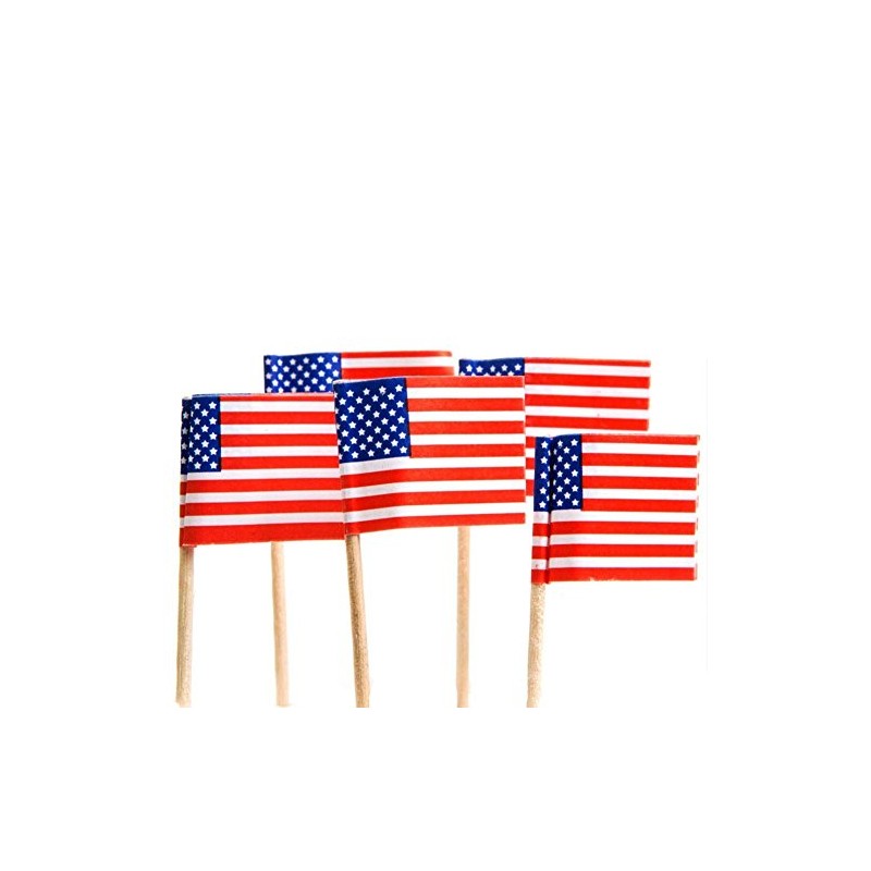 U.S. Toy Lot of 144 American Flag Patriotic Theme Food