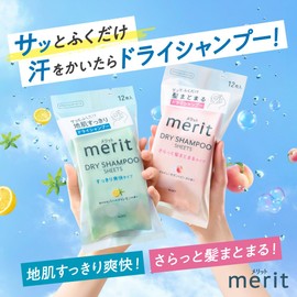 Merit Dry Shampoo Sheets, Refreshing Type, 20 Sheets