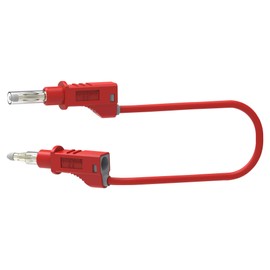 72-13948 Test Lead, 4 mm Plug, Retractable, Red, 1 m | Test Leads / Probes Banana, Pack of 1