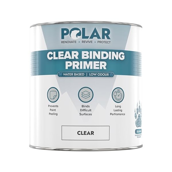 Polar Clear Binding Primer - 33 Fl Oz - High-Adhesion