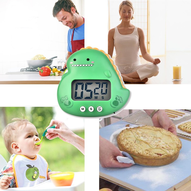 Kitchen Timer, Cute Cartoon Animal Countdown Timer, Digital Cooking Timer