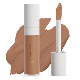 Mirabella Invincible For All Perfecting Under Eye Concealer Full Coverage - Hydrating Makeup Concealer for Dark Circles, Fine Lines & Wrinkles w/Hyaluronic Acid - Tan T180