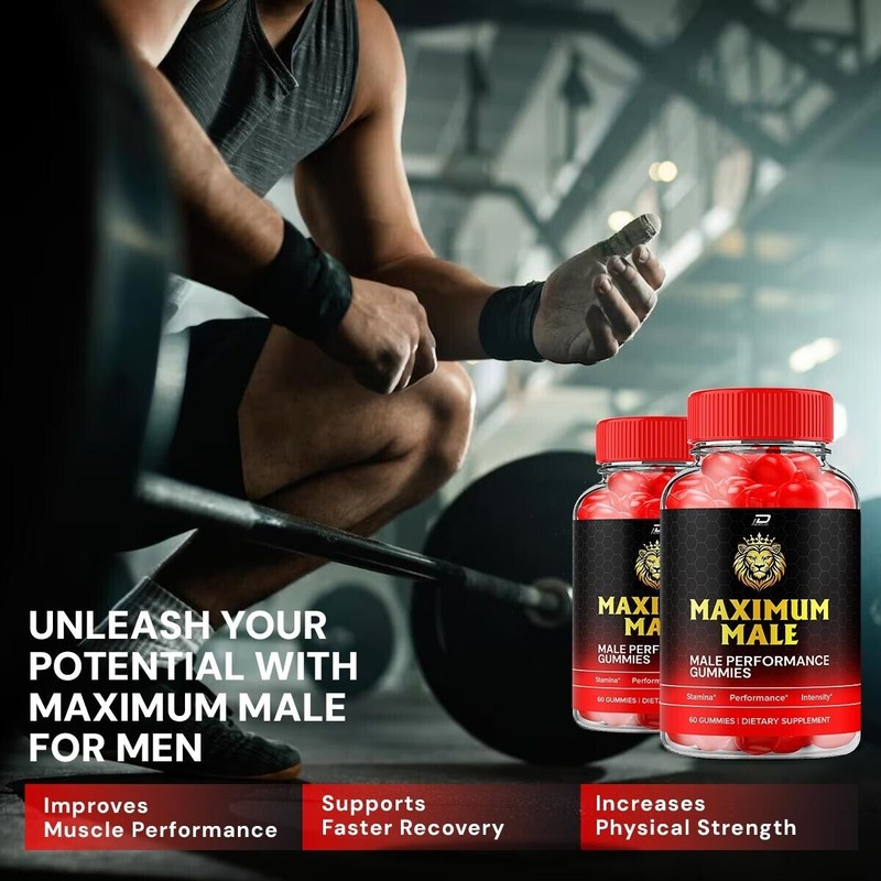 Maximum Male (1 Pack) Maximum Male Gummies for Men –