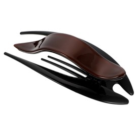 Gatuida Reusable French Hair Claw Clip for Women Tortoise Shell Ponytail Holder Strong Grip Styling Accessory for Thick Hair Washable and Suitable for Parties and Daily Wear