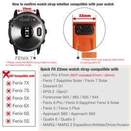 ahayo Upgraded Quick Fit 22mm Elastic Watch Strap for Garmin epix Pro 47mm / Fenix 7 / Fenix 6 / Fenix 5, Soft Stretchy Loop Nylon Wristband Strap for Forerunner 965/955(Moss Green)