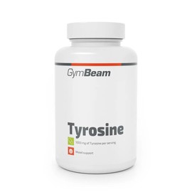 GymBeam L-Tyrosine (1000 mg) - Non-Essenzelle Amino Acid, Practical Capsules, with Tyrosine as Precursor of Adrenaline and Dopamine, Dietary Supplement for Neurotransmitter Support, 120caps