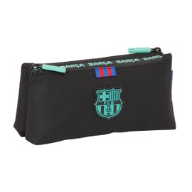 F.C. Barcelona 3rd Team: Children's Toiletry Bag with Easy Zip, Ideal for Children of Different Ages Comfortable and Versatile, Quality and Resilience, 22 x 8 x 10 cm, black, casual
