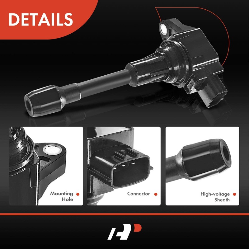 A-Premium Engine Ignition Coil Packs Compatible with Nissan Altima Rogue