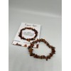 Tiger Eye Bracelet 8mm Raw Handmade Natural Stone for Courage