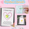 YOJO 50 Sets Pocket Hug Token Bulk, Pocket Hug Heart