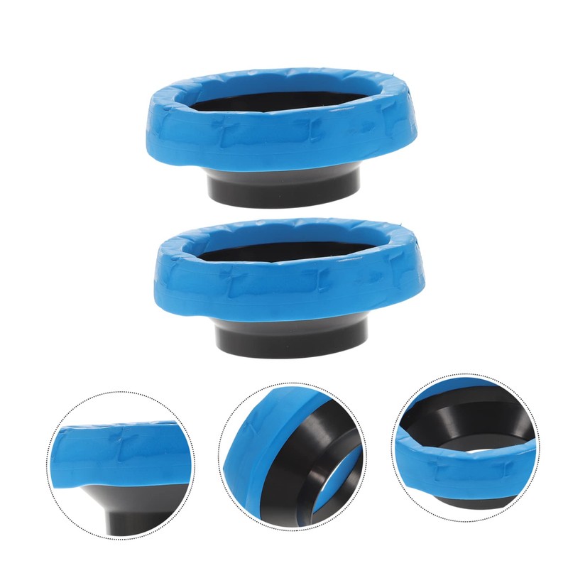 WOONEKY 2pcs Toilet Wax Ring Replacement Kit Toilet Bowl Wax