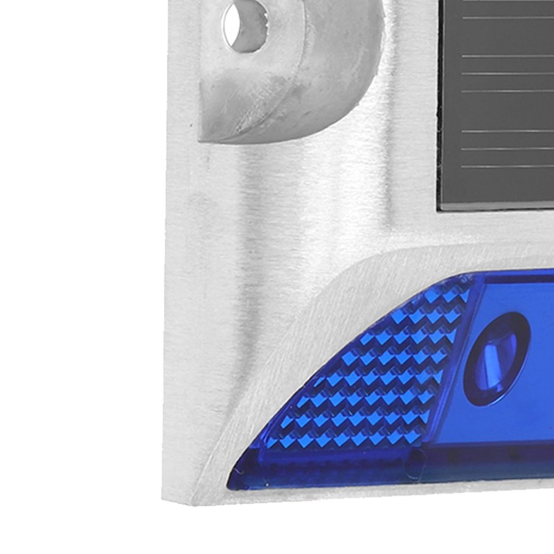LED Solar Power Ground Marker Lights Waterproof Outdoor Driveway Road