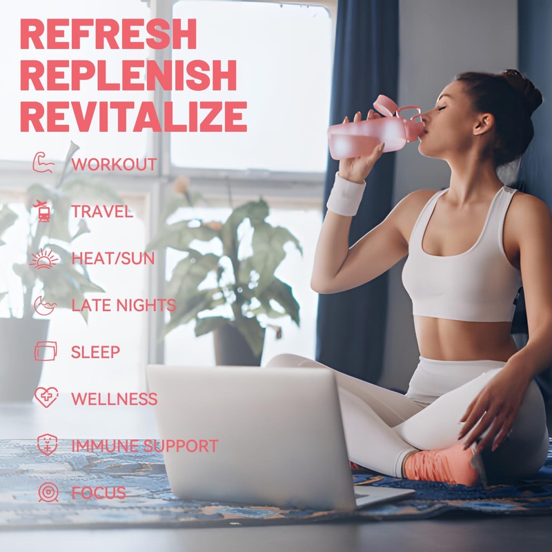 Electrolytes Powder No Sugar, Enhanced with B-Vitamins and Minerals –