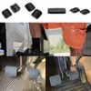 Opuiue 2PCS Brake and Clutch Pedal Pad, Anti-Slip Rubber Pedal