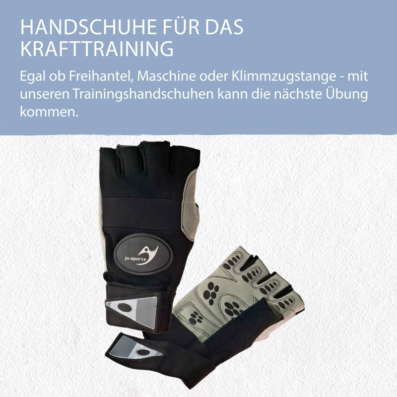 Ju-Sports Fitness Gloves Professional Black Large