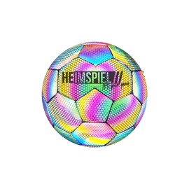 XTREM TOYS + SPORTS Heimspiel™ Glowing Football - Reflective Luminous Effect for Photography and Filming with Flash - Unisex Size 5 - Comes Inflated and Ready to Use