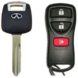 VLS New N104 (46) Chip Key + 3B REMOTE For 2003-2008 Infinity FX35 FX45 G35 QX56