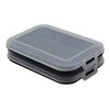 Set of 2 Cold Food Containers with Integrated Serving Plate,