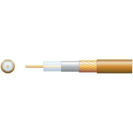 Mercury | High Definition Television Installation Cable | 100m Drum In Brown