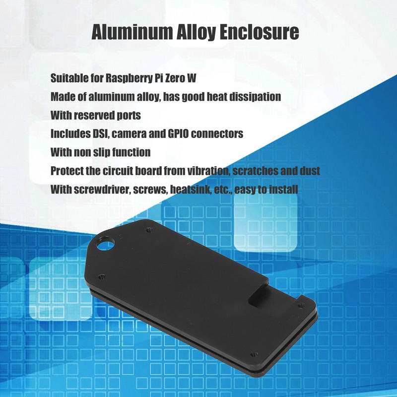 Aluminum Alloy Enclosure Circuit Board Heat Dissipation Protective Case for