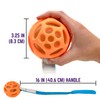 Chew King Fetch Balls Durable Natural Floating Dog Toy, Float