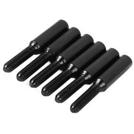 Guitar Screws Set, 6 Pieces Metal Metal Round Rod Hex Electric Guitar Screws Replacement Part for Tremolo System