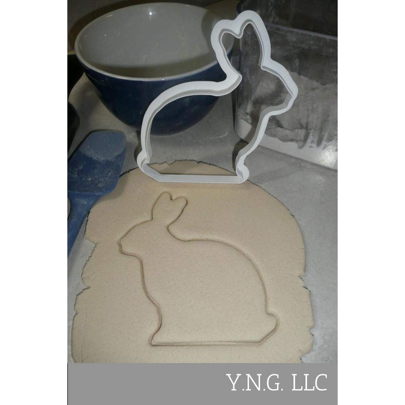 LARGE EASTER BUNNY RABBIT COOKIE CUTTER MADE IN USA PR217