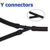 YehVeh 30 Pack Windshield Wipers Hose Connector Water Washer Pipe