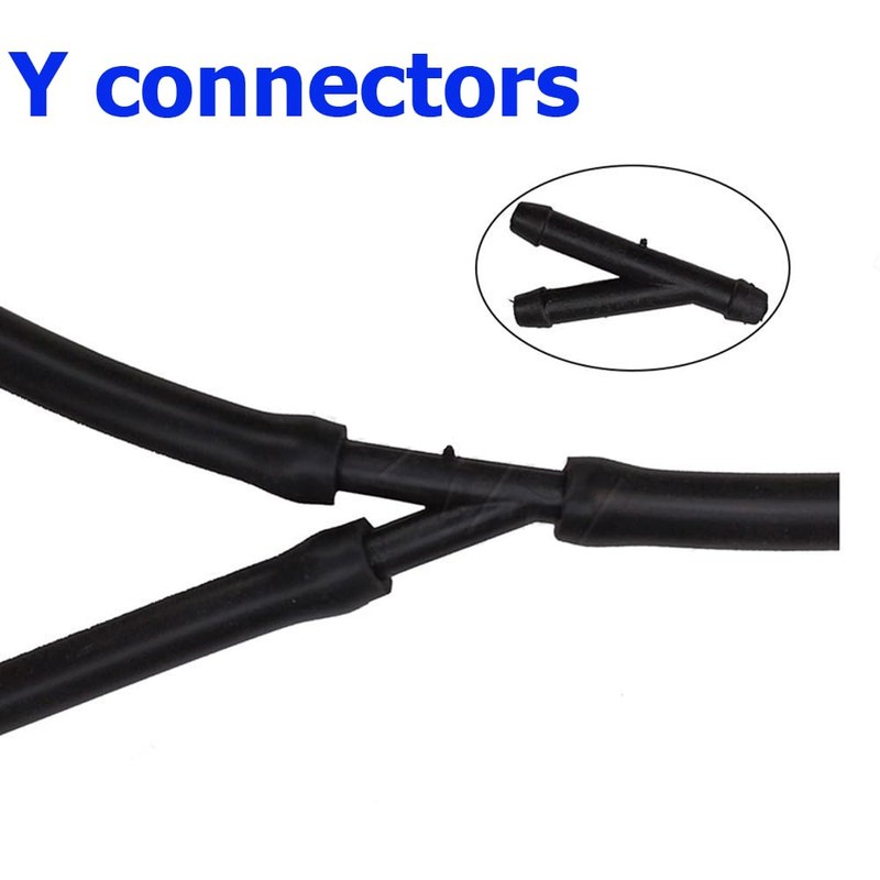 YehVeh 30 Pack Windshield Wipers Hose Connector Water Washer Pipe