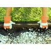 EcoBorder EarthCurb Red Recycled Rubber 4ft Lawn Edging (4pc Box)