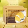100 Parches Ojos Dorado Cara Facial Ojeras Colageno 24k Oro